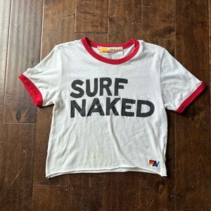 aviator nation suf naked ringer t shirt